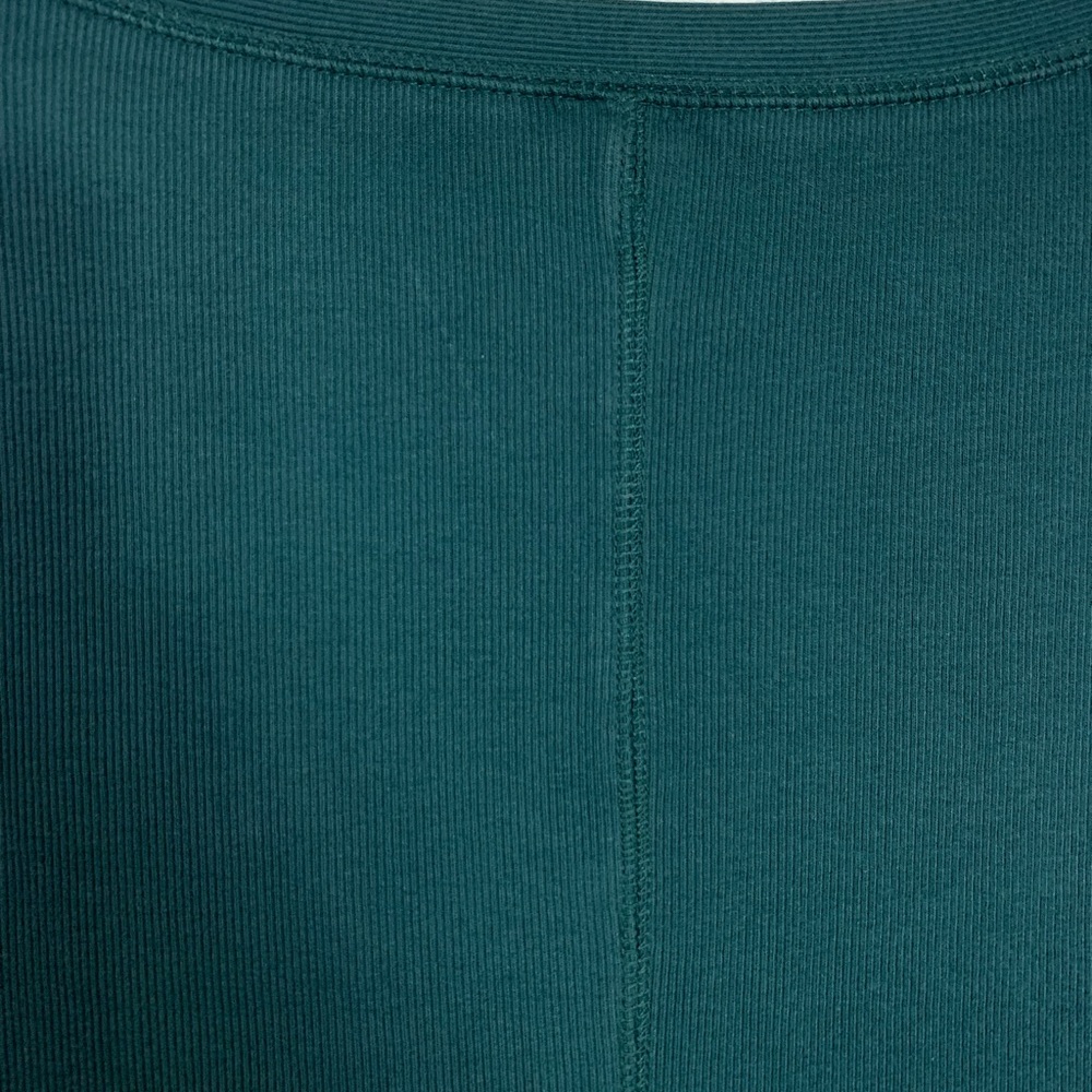 Old Navy Womens Dress Rib-Knit Henley Midi Sz Large Emerald Isle Ribbed Comfort - Picture 9 of 9